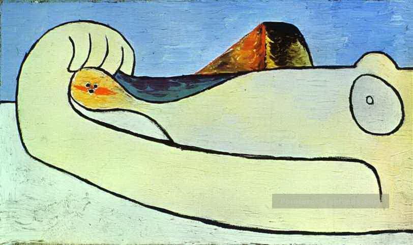 Nu sur une plage 3 1929 cubisme Pablo Picasso Peintures à l'huile